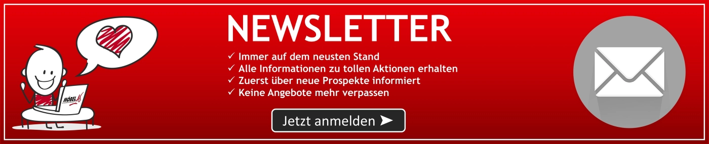Newsletter von Möbel AS abonnieren  - keine Angebote verpassen