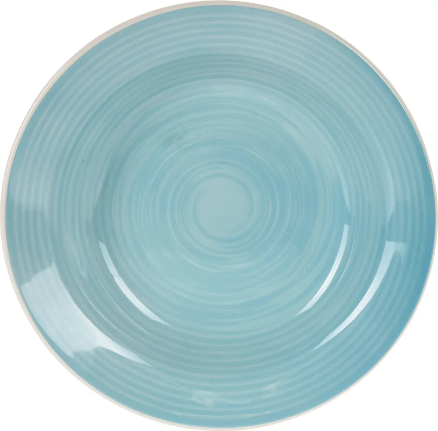 Teller tief ca. 22 cm bunt