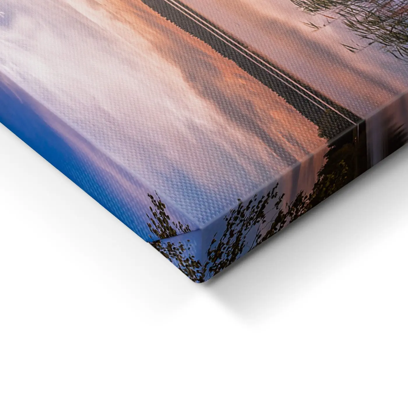 Leindwandbild Sunset Pier 85 x 113 cm