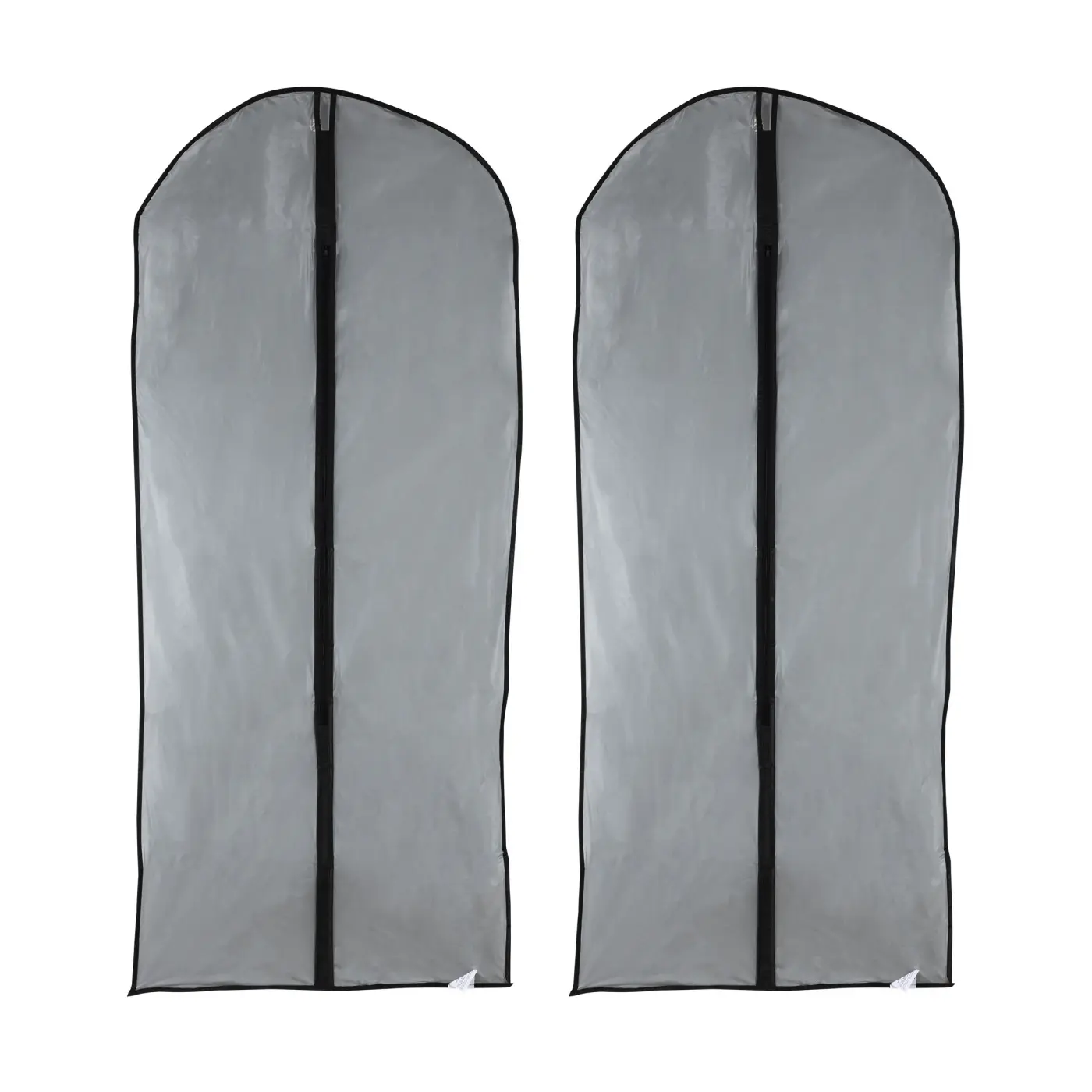 Kleidersack 2er-Set 60 x 137 cm grau