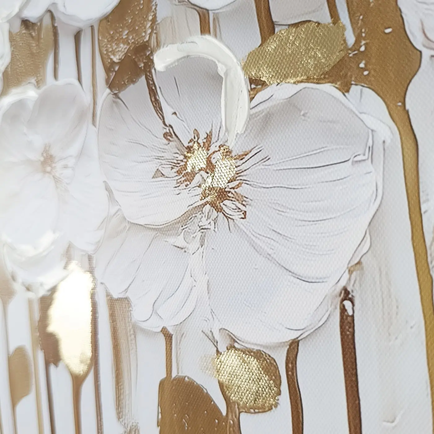 Leinwandbild Luxe Flora 70 x 100 cm