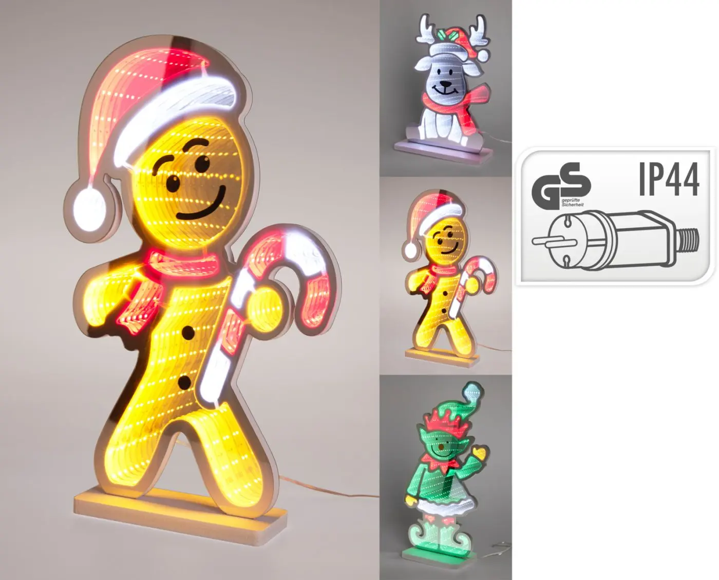 LED Spiegelfigur 37 cm
