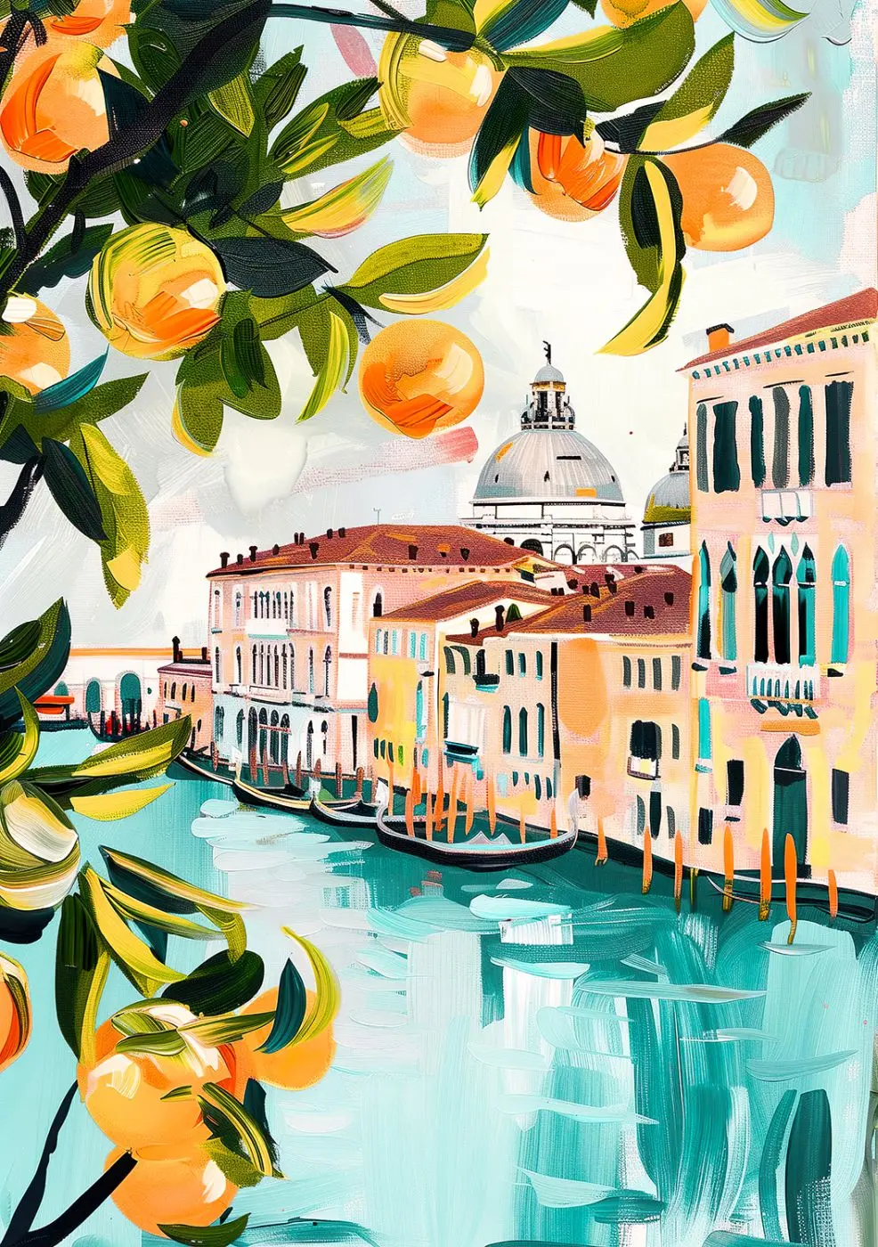 Leinwandbild Italy 60 x 80 cm
