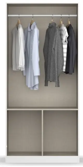 Drehtürenschrank Celle 2-türig weiß