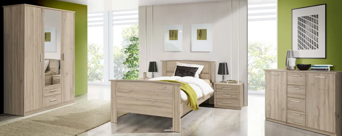 Sideboard Gloria Bianco Eiche 