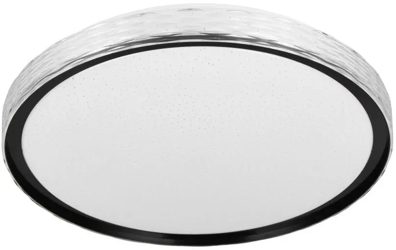 Deckenleuchte Varda 39 x 6 cm schwarz