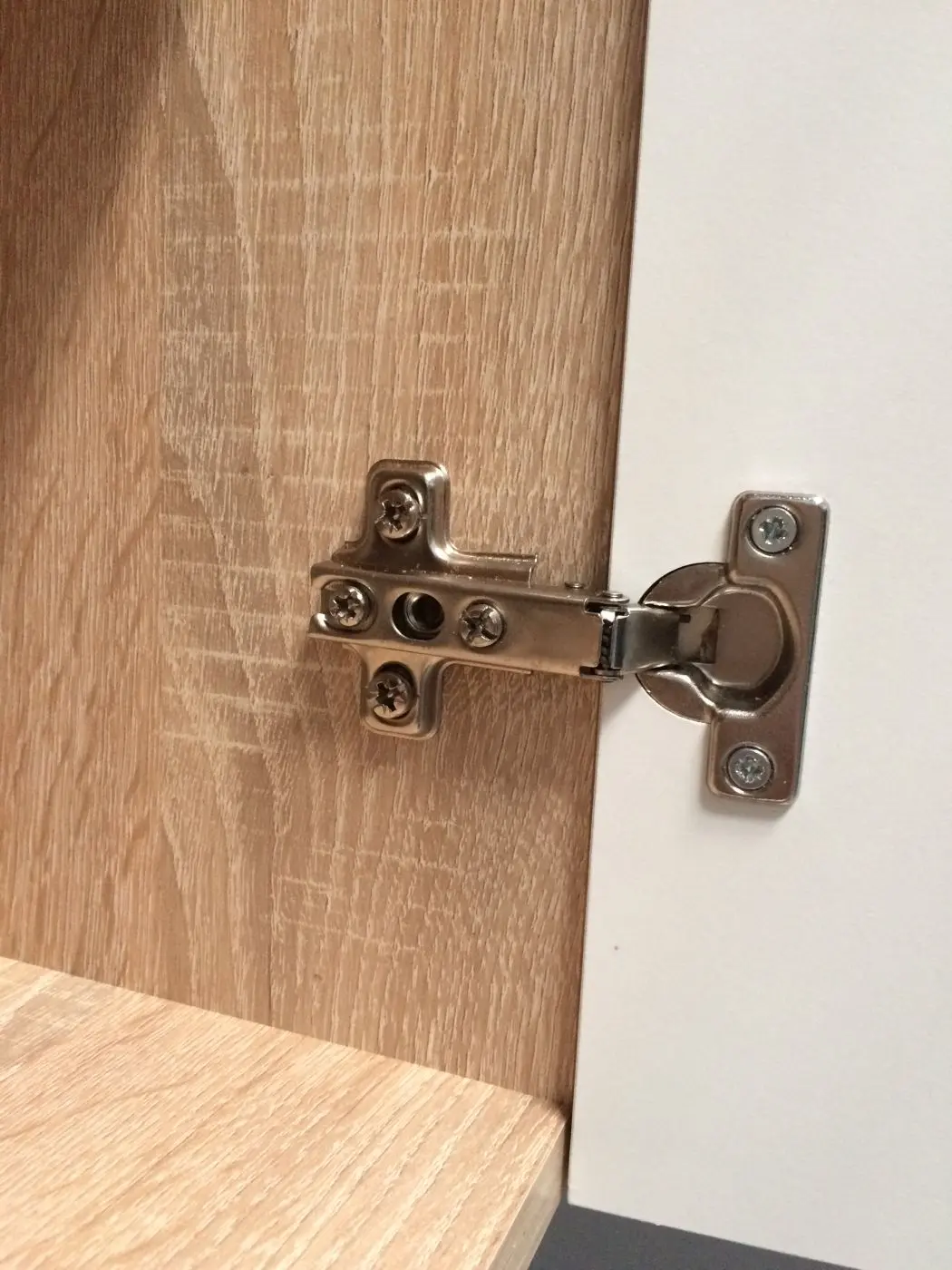 Spülenunterschrank Andy 100 cm Sonoma Eiche/weiß Spülenunterschrank 100 Andy