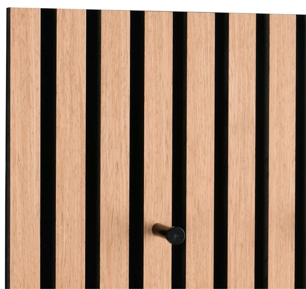 Wandgarderobe Grace Artisan Eiche/schwarz 60 x 30 cm