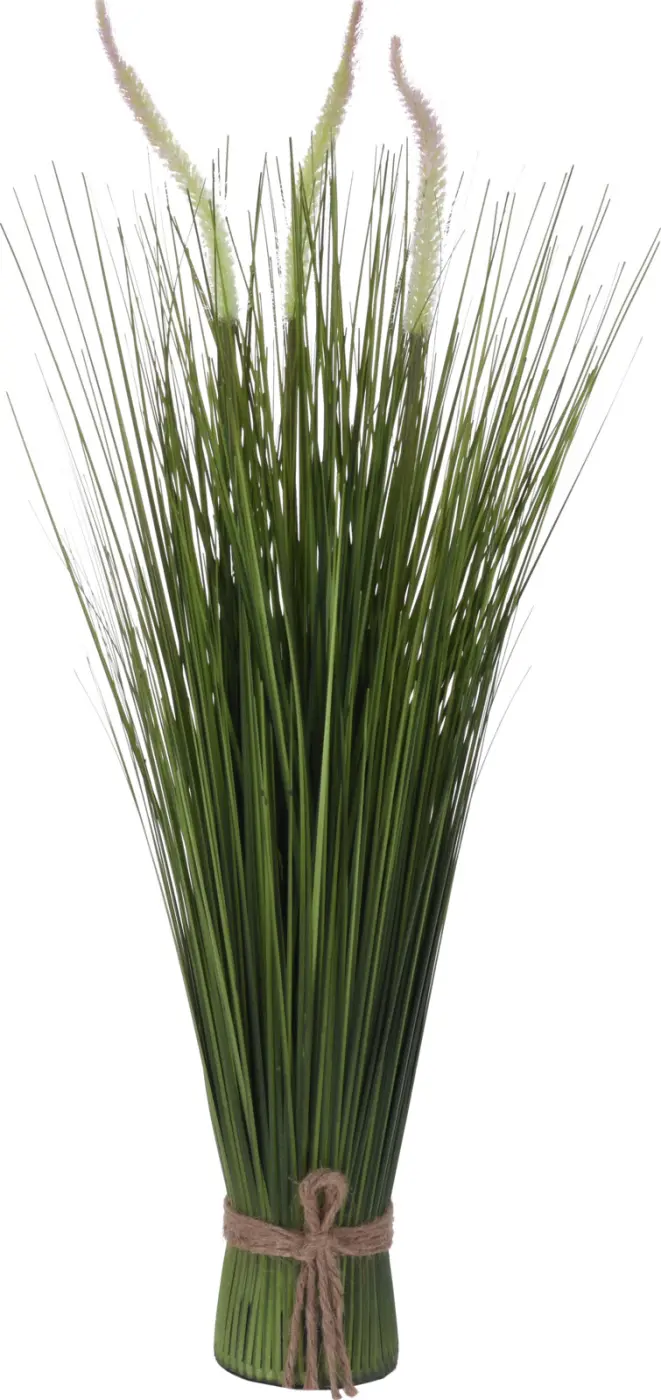 Grasstrauch mit Blumen