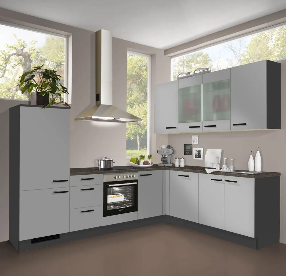 Winkelküche pino PN105 Achatgrau