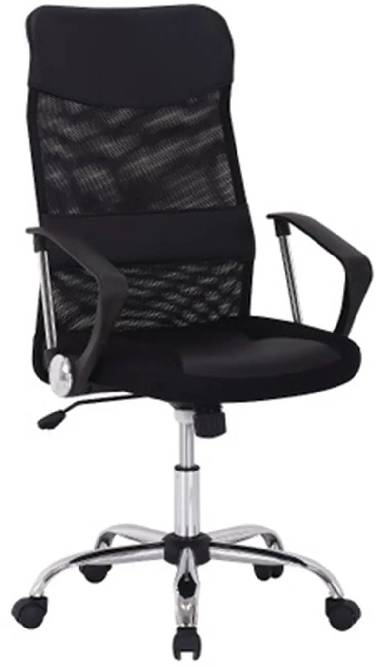 Drehstuhl FM-2526 Mesh schwarz