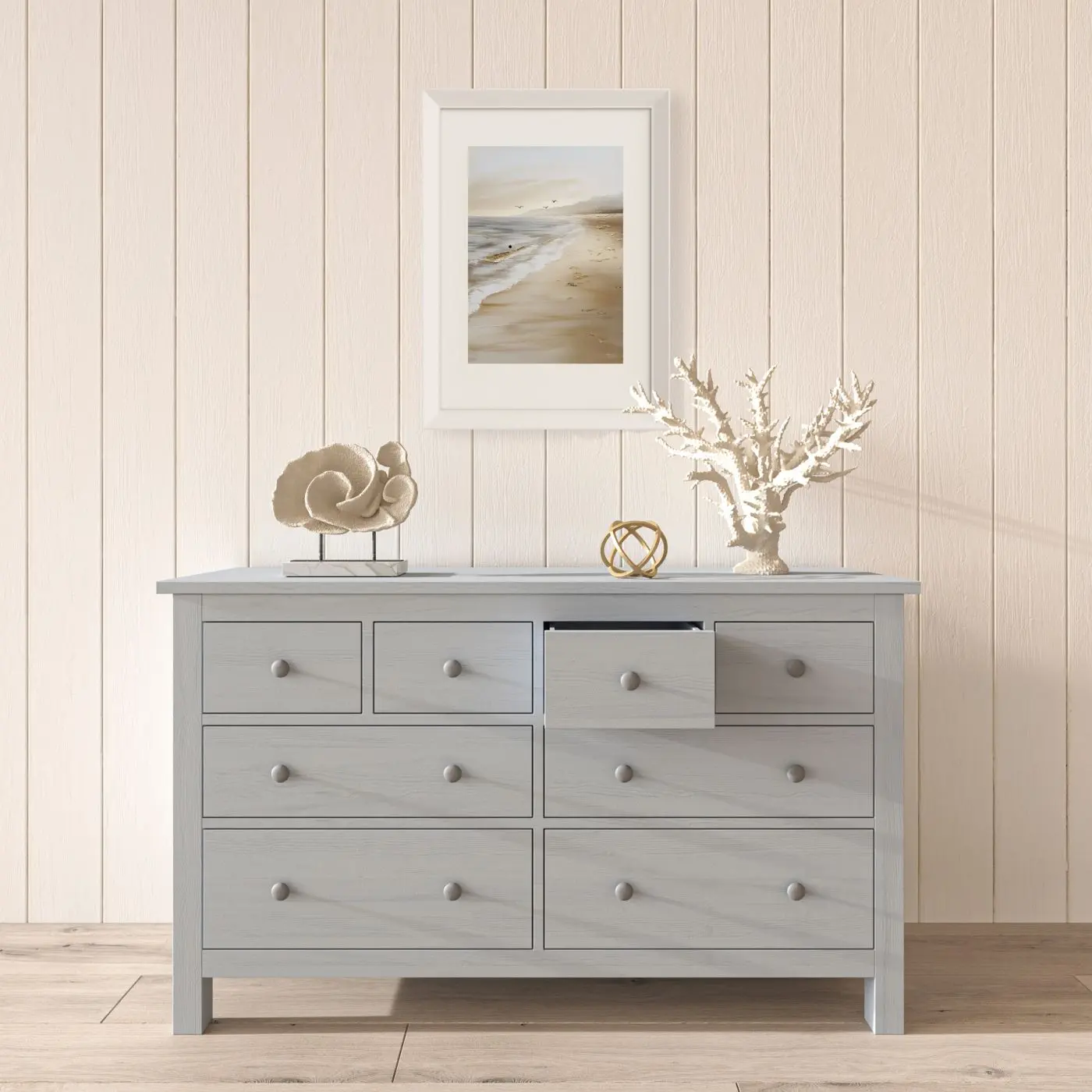 Bild gerahmt Golden sands 50 x 70 cm