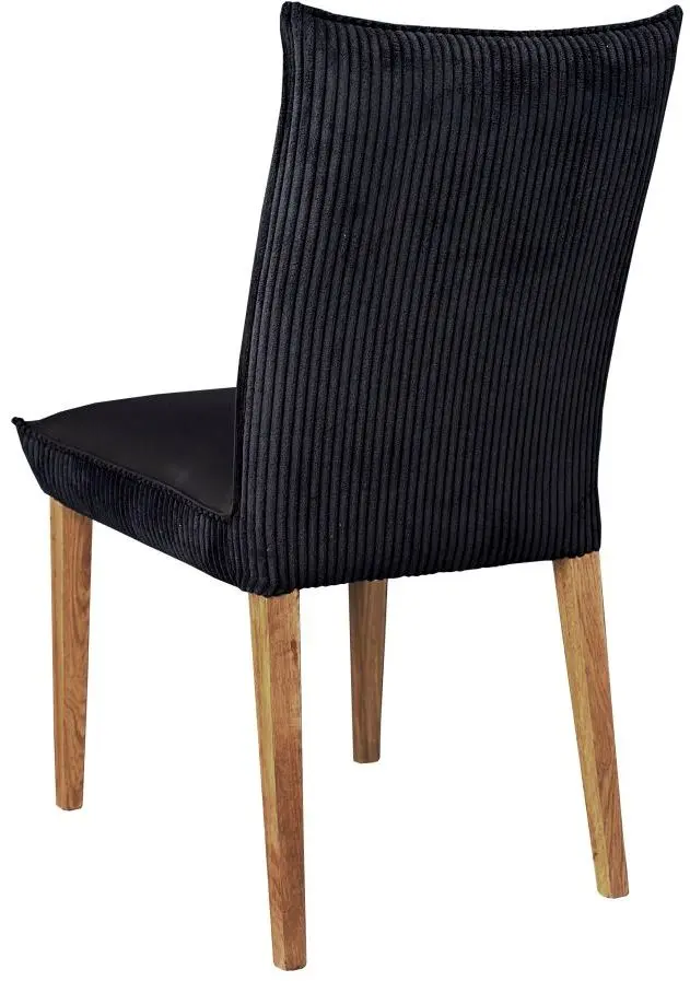 Vierfußstuhl ST-512 Microfaser/ Cord schwarz