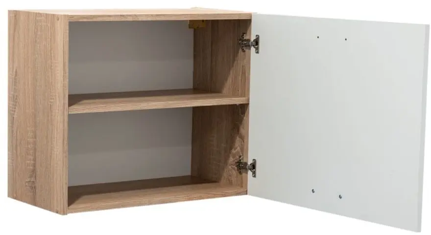 Hängeschrank Andy 60 cm Sonoma Eiche/weiß