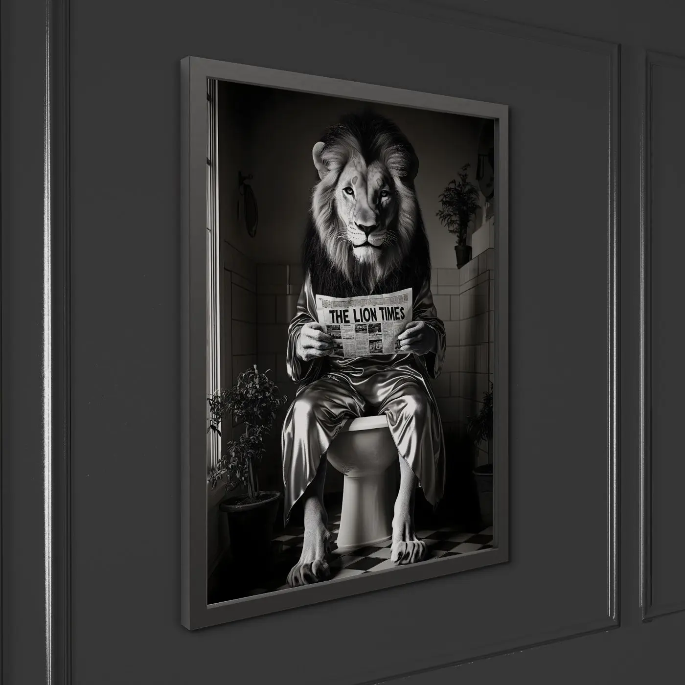 Bild gerahmt Solo 30 x 40 cm 