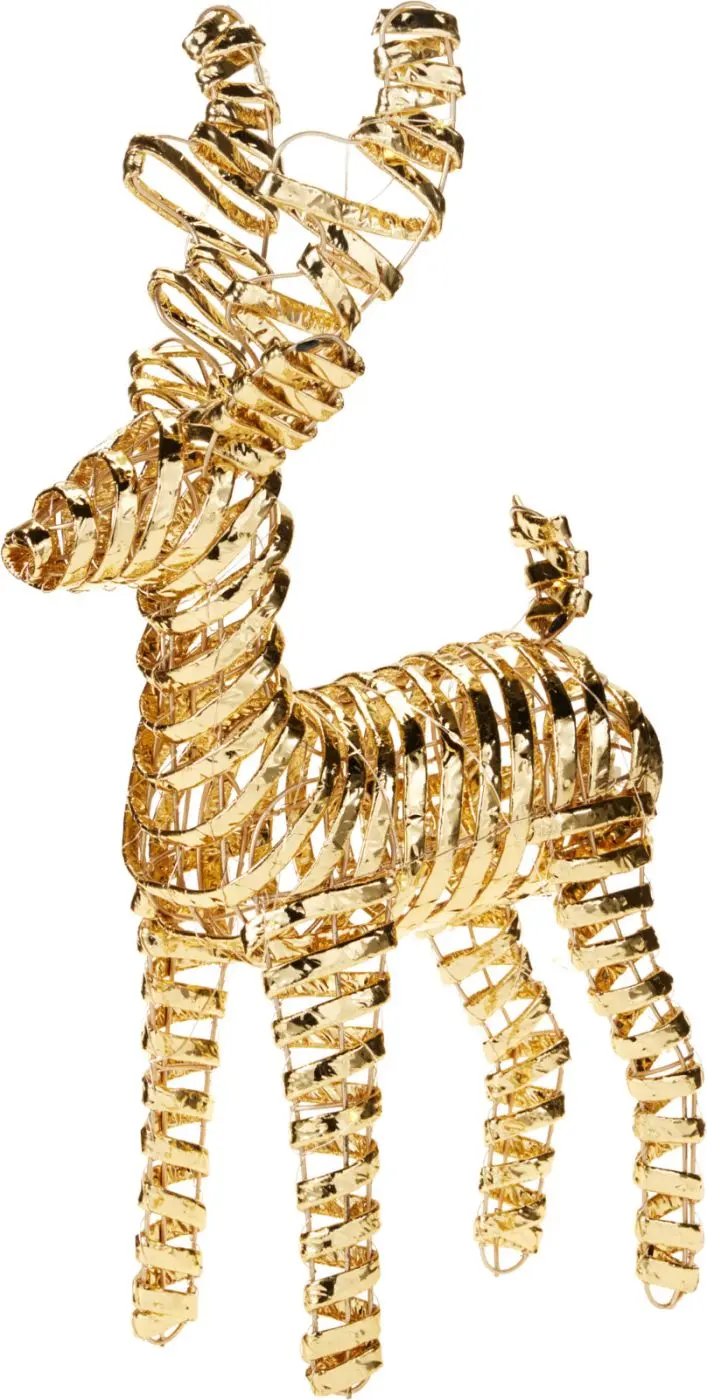 LED Rentier gold ca. 37 cm