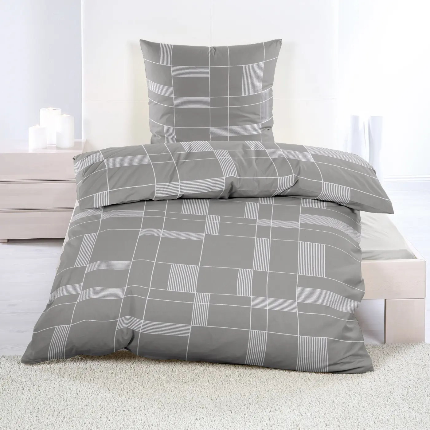 Biber Bettwäsche 135 x 200 cm