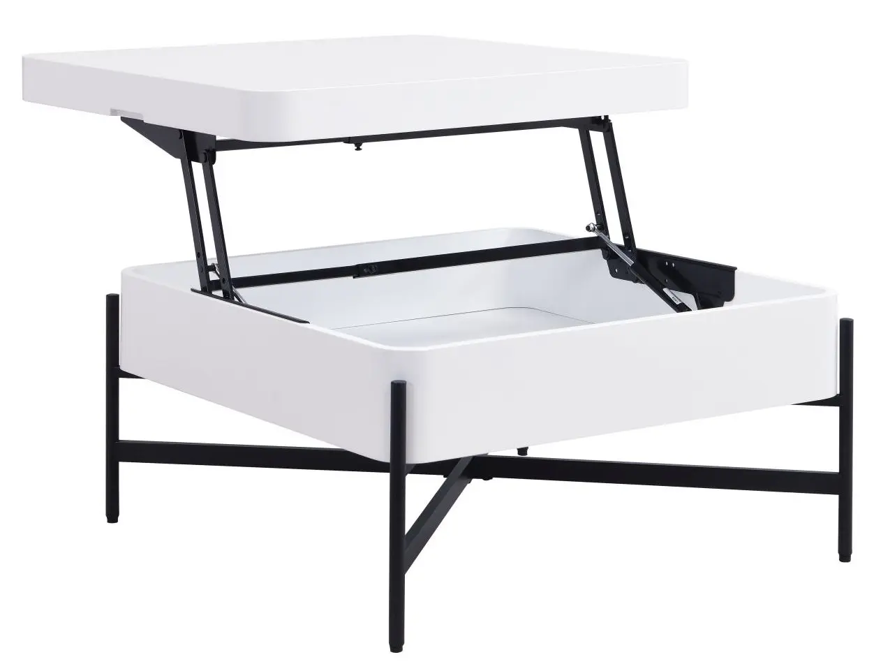 Couchtisch Tavazza weiß mit Lift