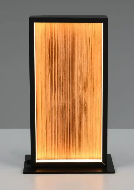 Tischleuchte Kalea 49 x 8 cm schwarz/gold