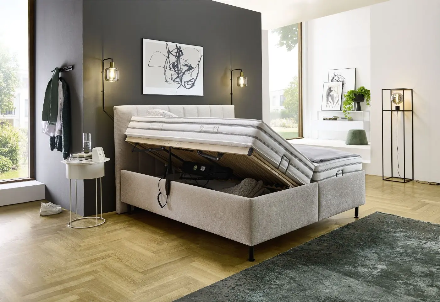 Polsterbett LS26 Celara natur