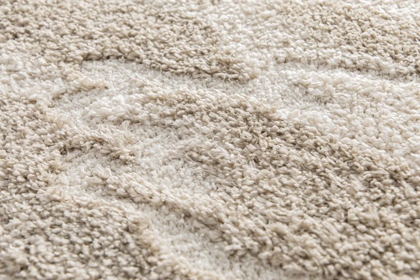 Teppich Embrace 120 x 170 cm beige mit Muster