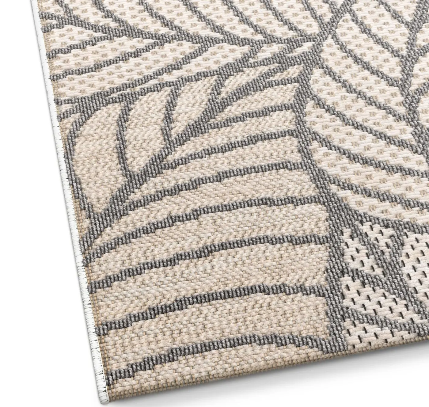 Teppich Mira grau 80 x 150 cm