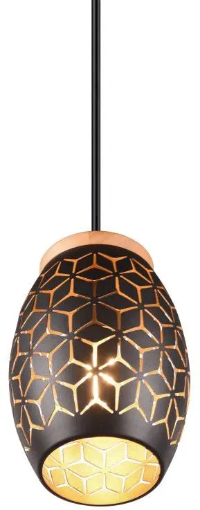 Pendelleuchte Bidar 15 x 150 cm schwarz/gold Pendelleuchte Bidar 15 x 150 cm schwarz/gold