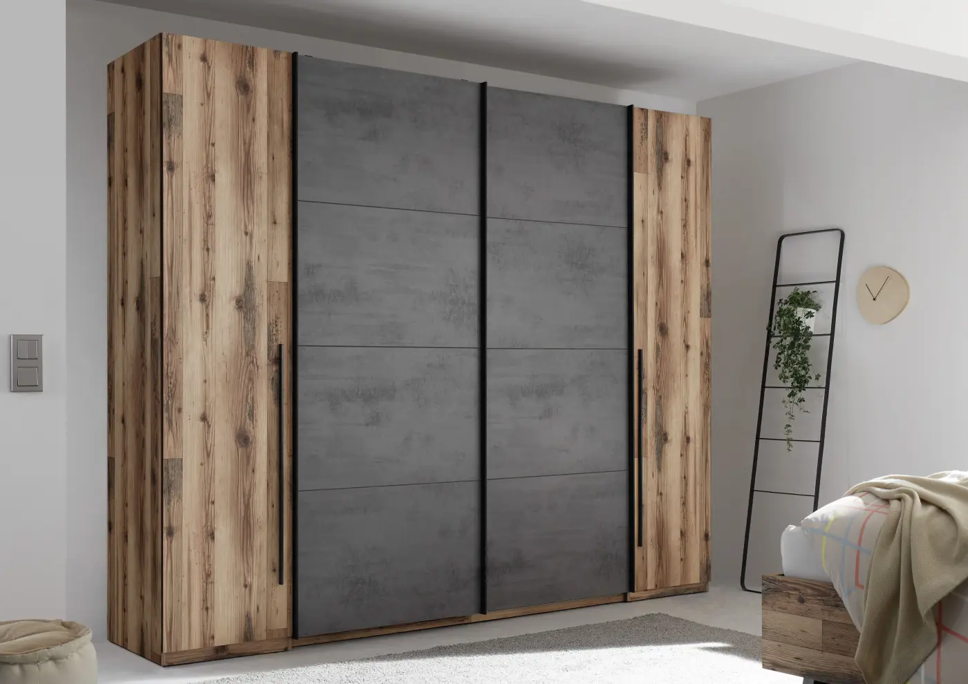 Schwebe-/Drehtürenschrank Sarnia