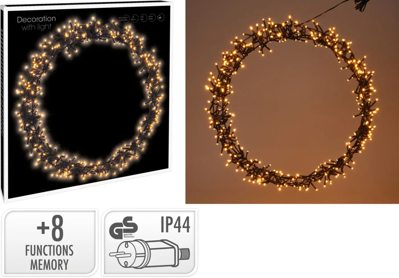 LED Kranz 48 cm