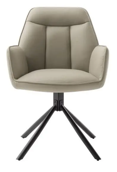 Armlehnstuhl Rafaela cappuccino mit Drehfunktion