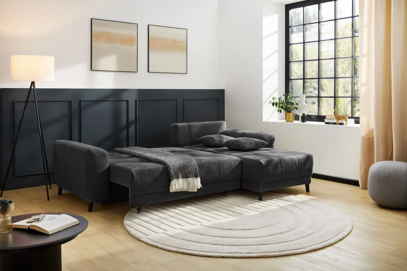 Wohnlandschaft Beverly anthrazit