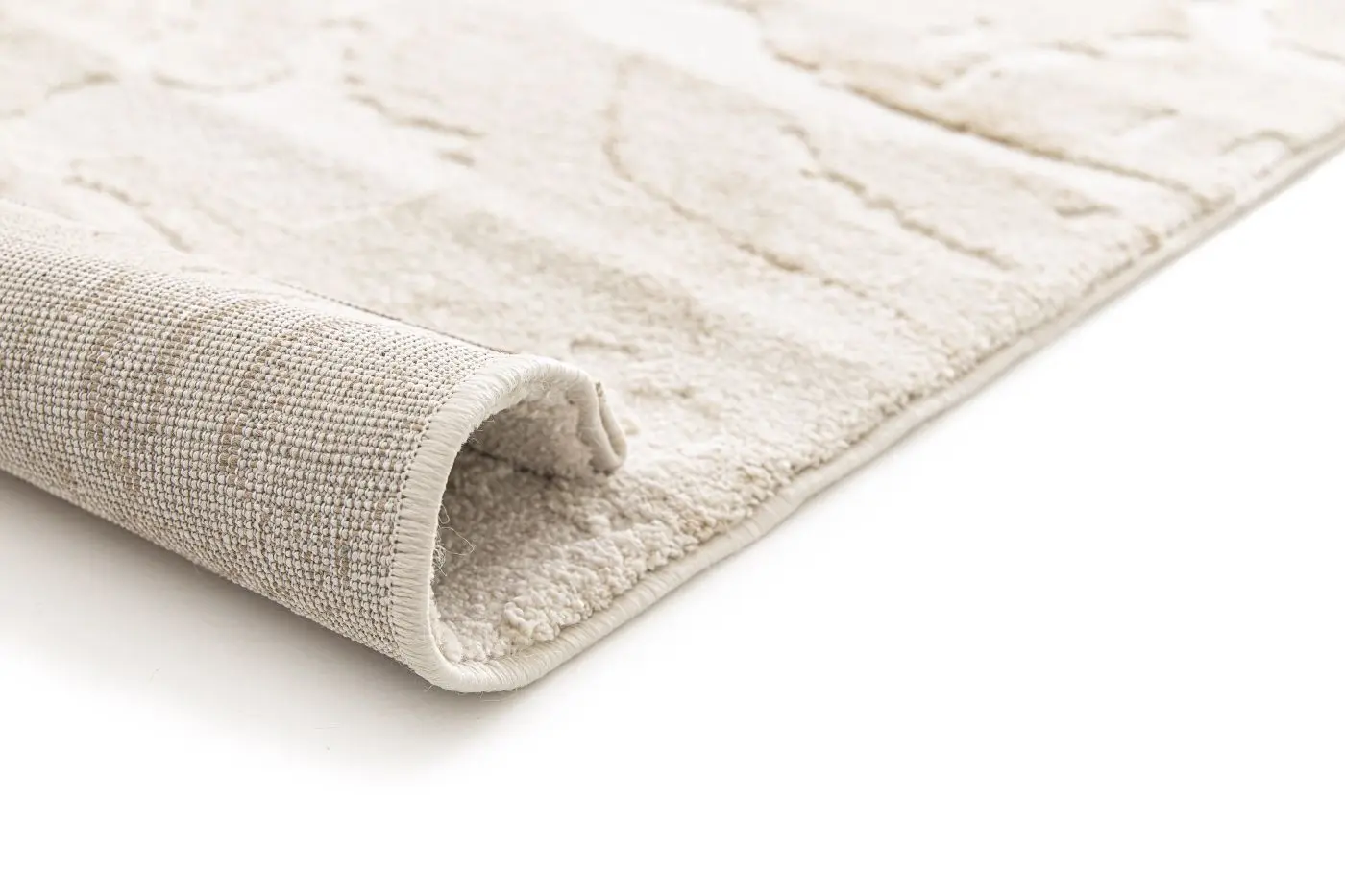 Teppich Resist 160 x 230 cm greige mit Muster