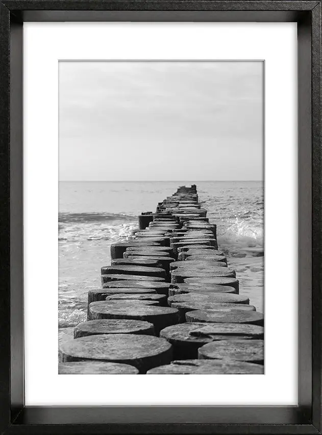 Bilderrahmen Blanc 13 x 18 cm schwarz