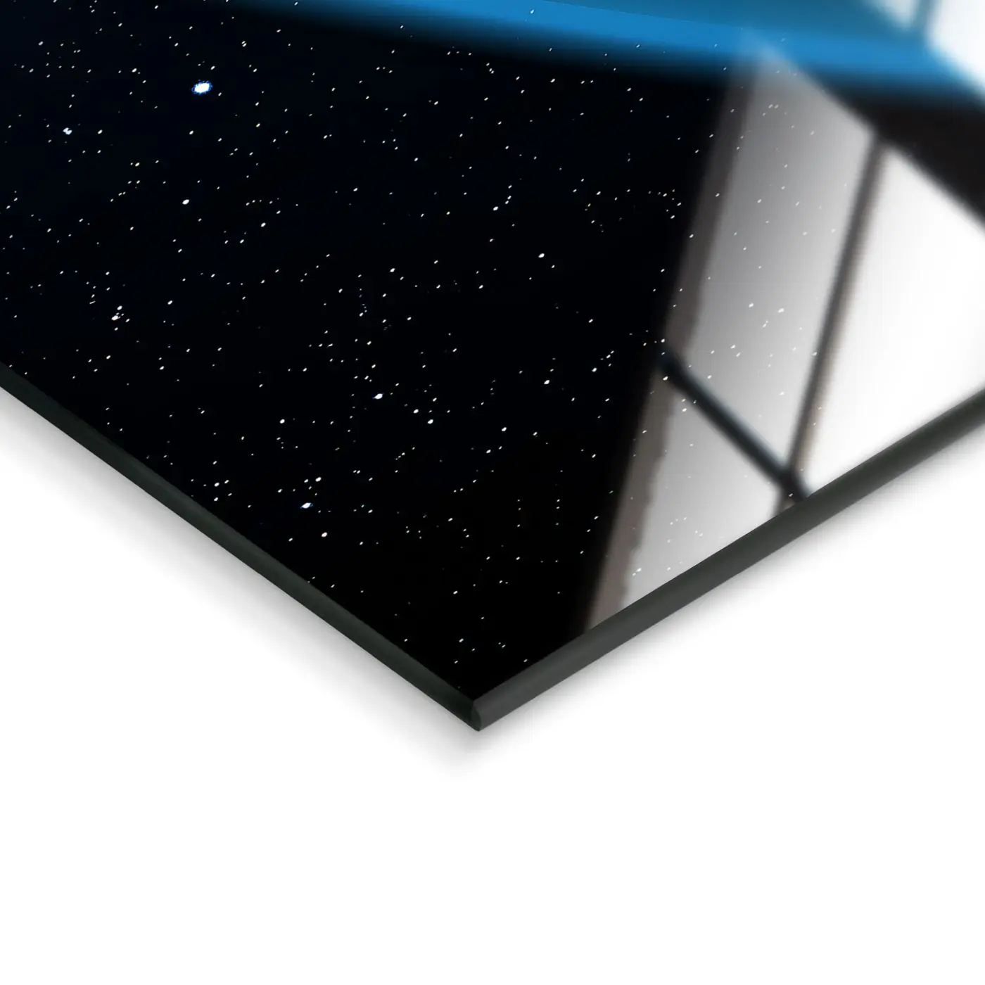 Glasbild Globe Metallic 50 x 125 cm