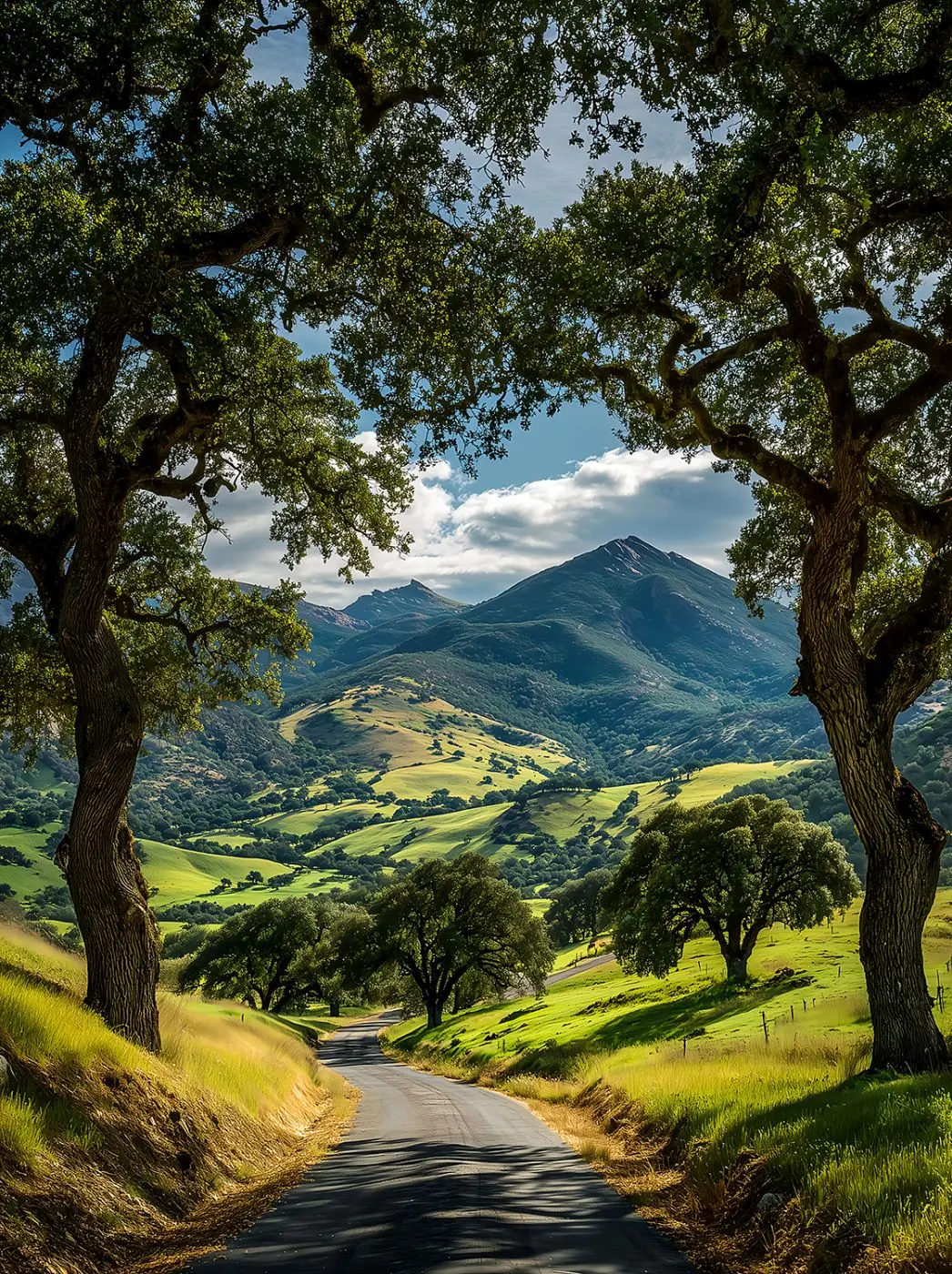 Leinwandbild Green Valley 60 x 80 cm