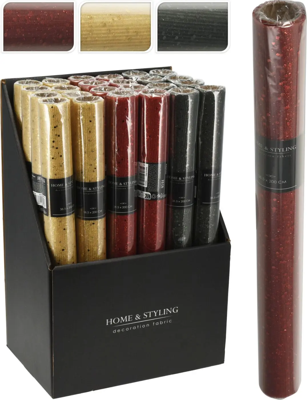 Dekostoff Glitter