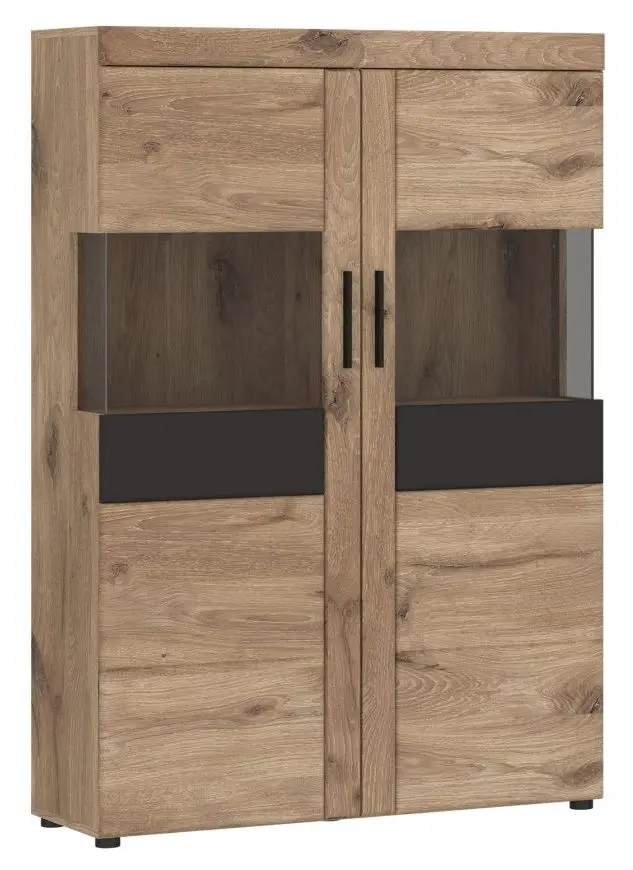 Vitrine 2-trg. Grano Viking Eiche