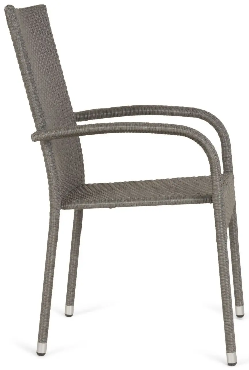 Gartenstuhl grau stapelbar