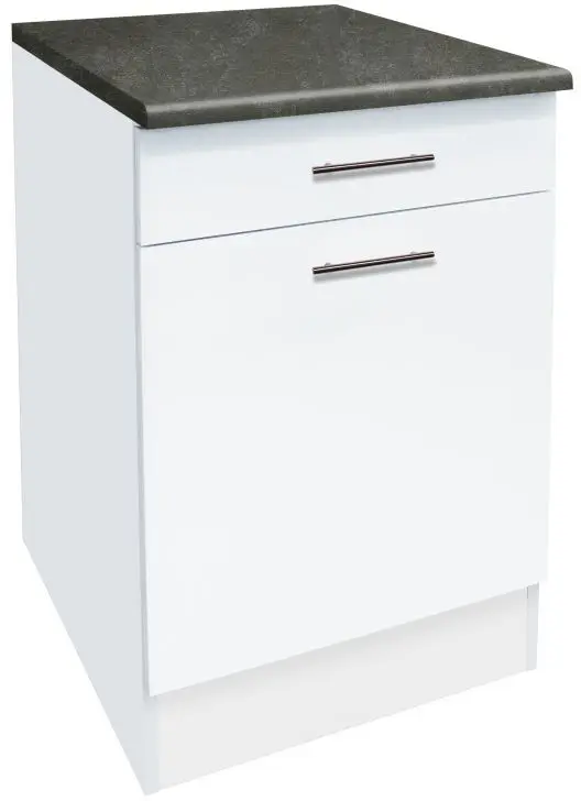 Unterschrank Eddy 50 cm weiß matt