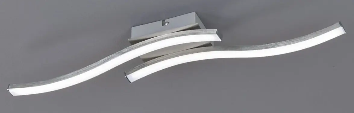 2-flg. LED-Deckenleuchte Route 