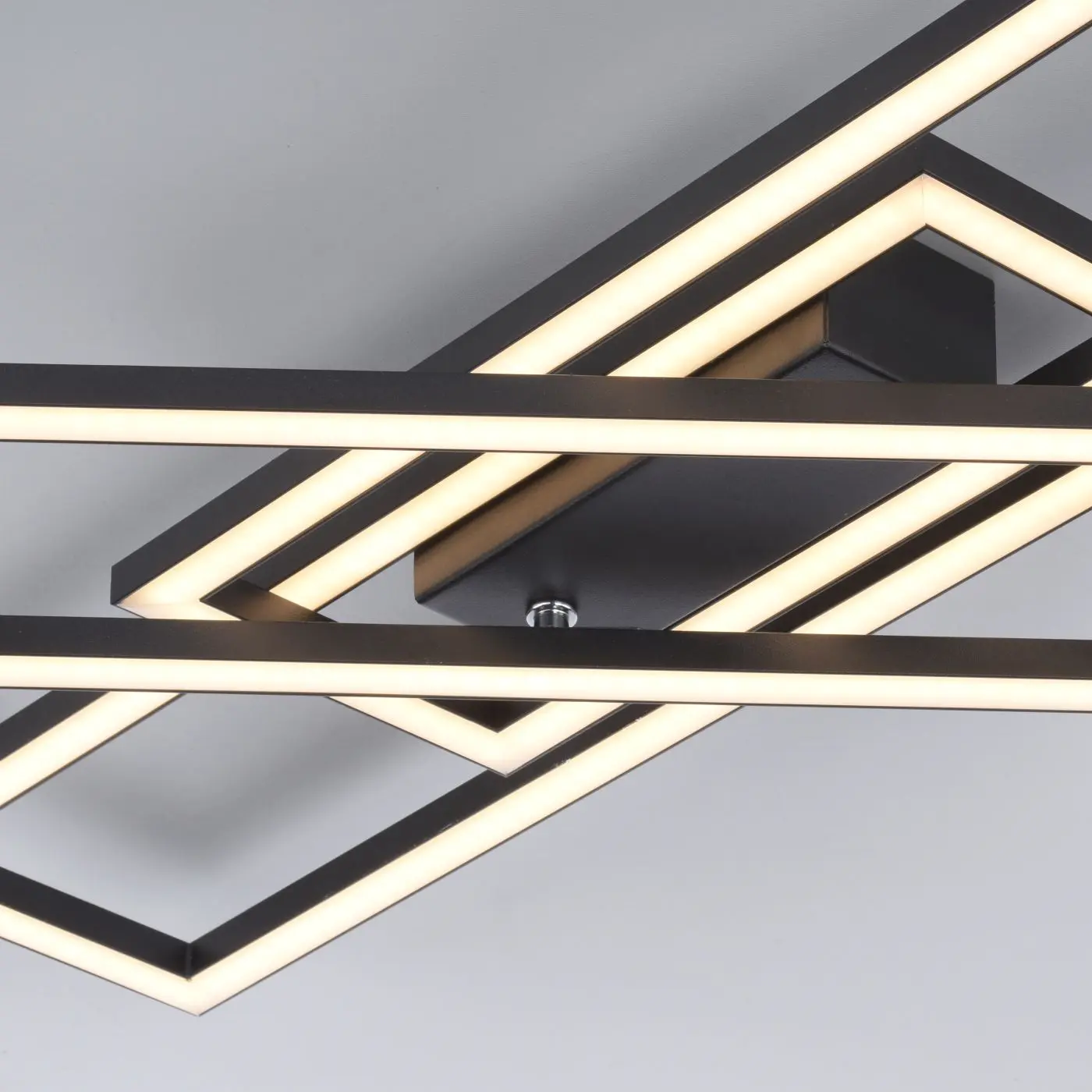 LED-Deckenleuchte Iven schwarz