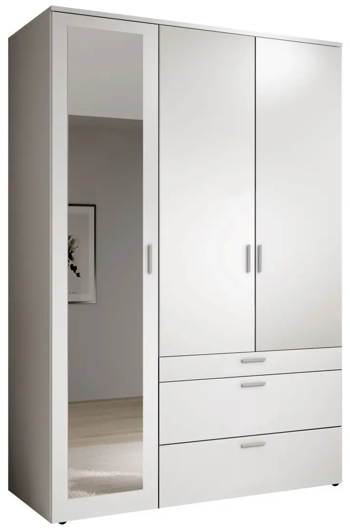 Drehtürenschrank Vesala weiß