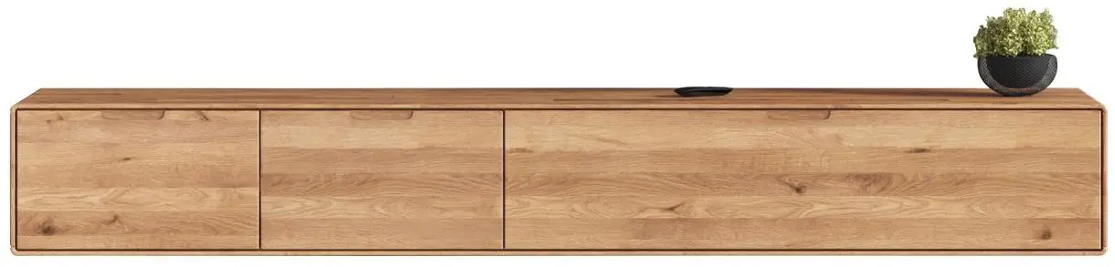 TV-Lowboard WZ-0663 Wildeiche massiv wandhängend
