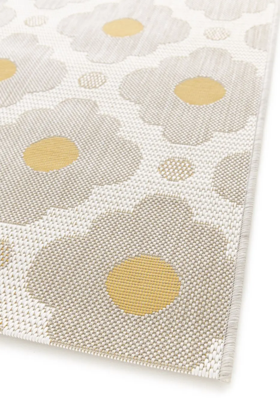 Teppich Re_Fresh 80 x 150 cm creme mit Muster