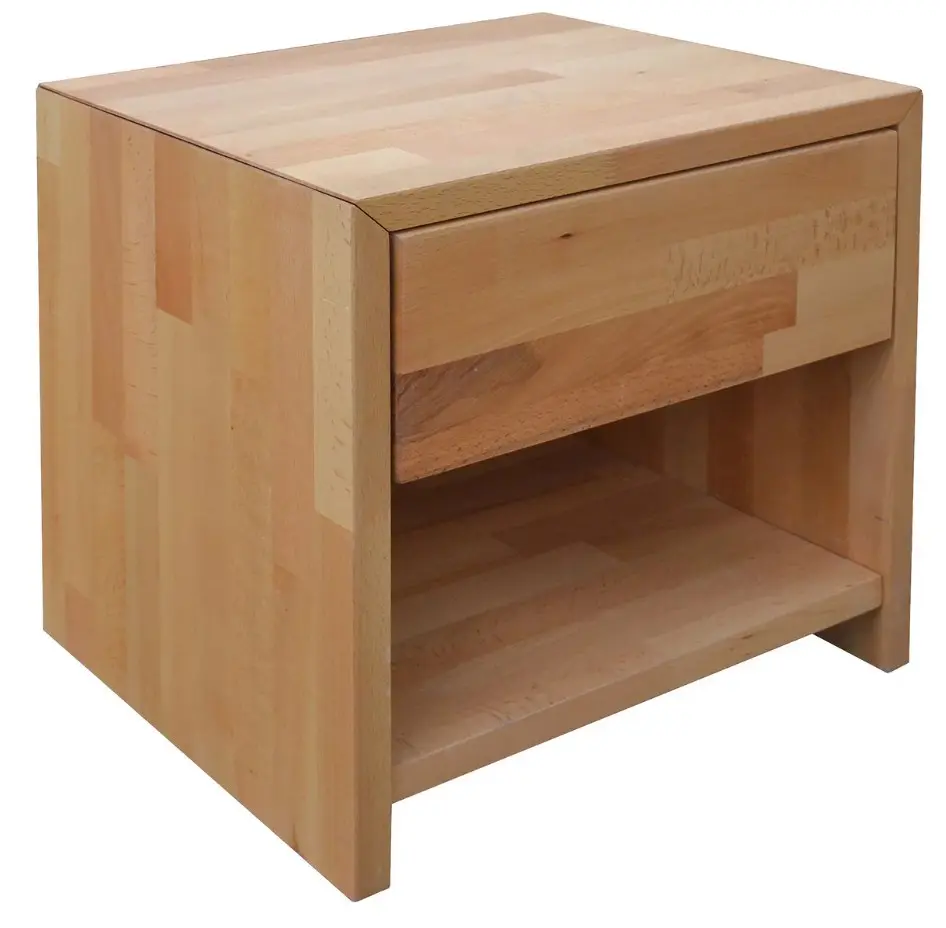 Nachtkommode Canterbury in Kernbuche massiv