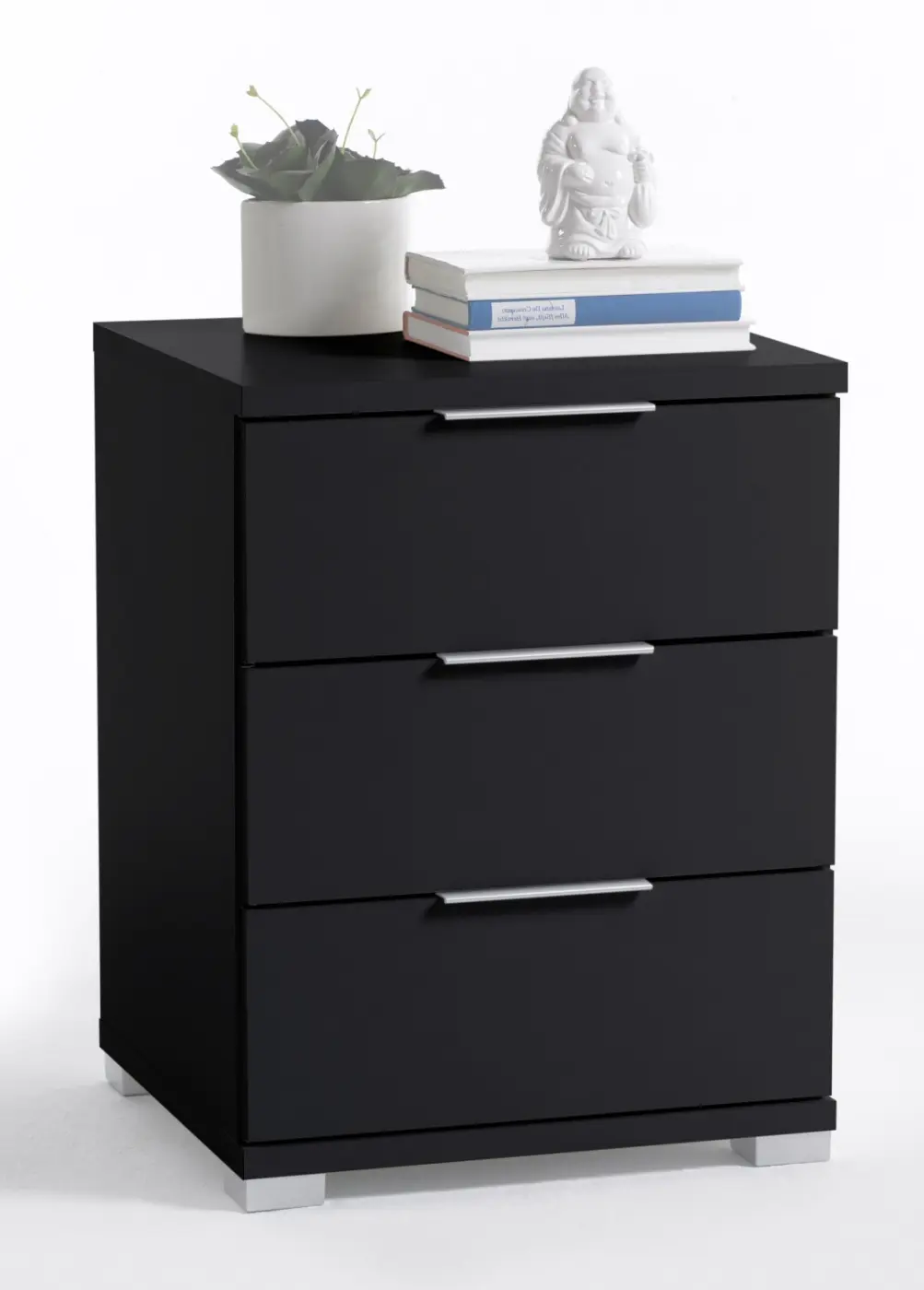 Nachtkommode Universal schwarz