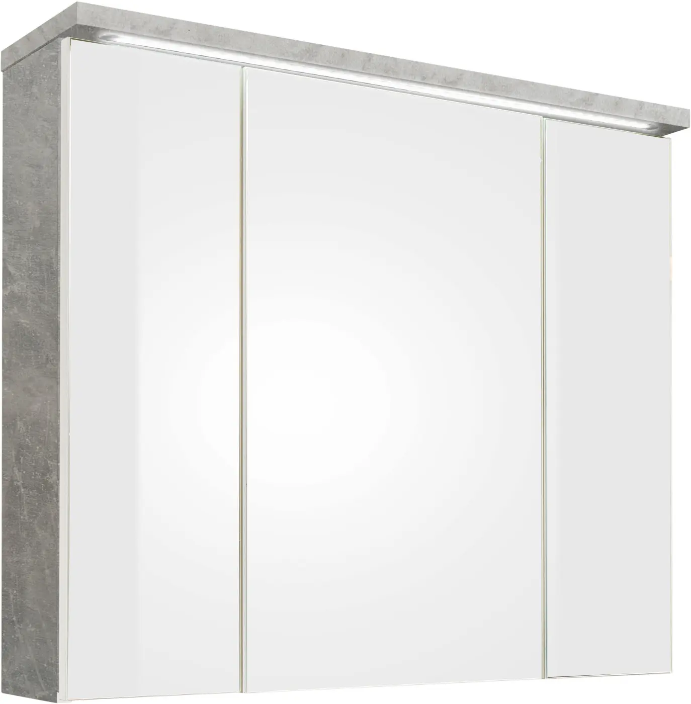 Spiegelschrank Pool weiß/betinfarbig mit LED Beleuchtung Spiegelschrank Pool inkl. LED Beleuchtung