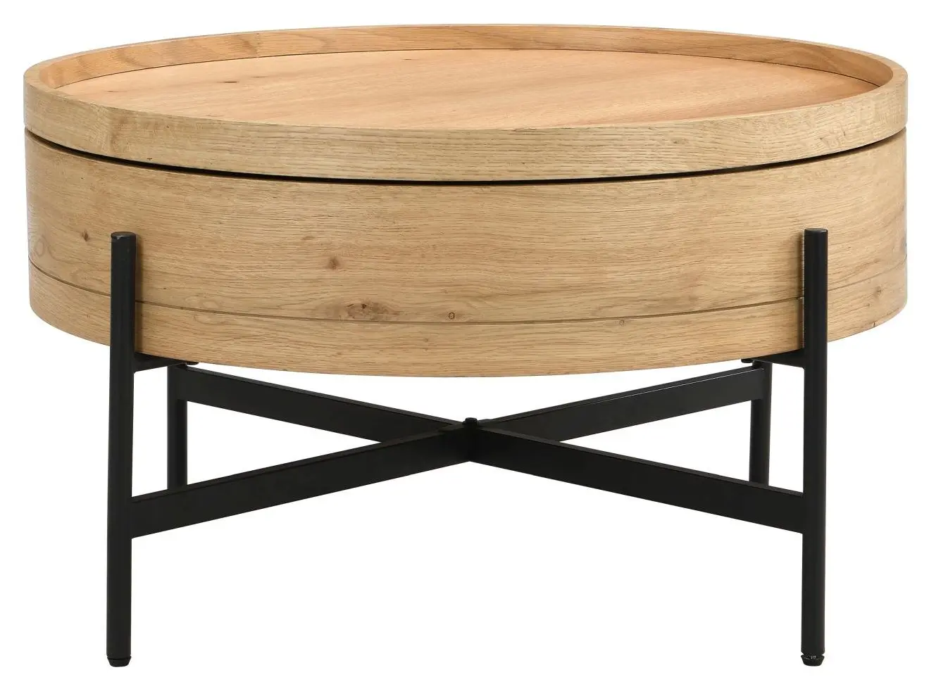 Couchtisch Malabo Eiche drehbare Platte