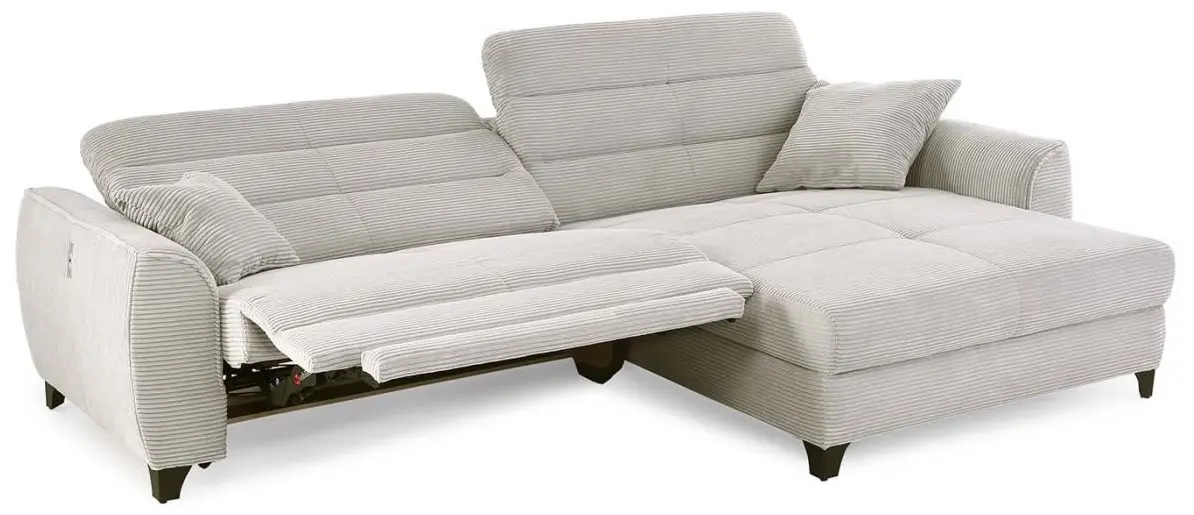 Wohnlandschaft Double-One Cord greige