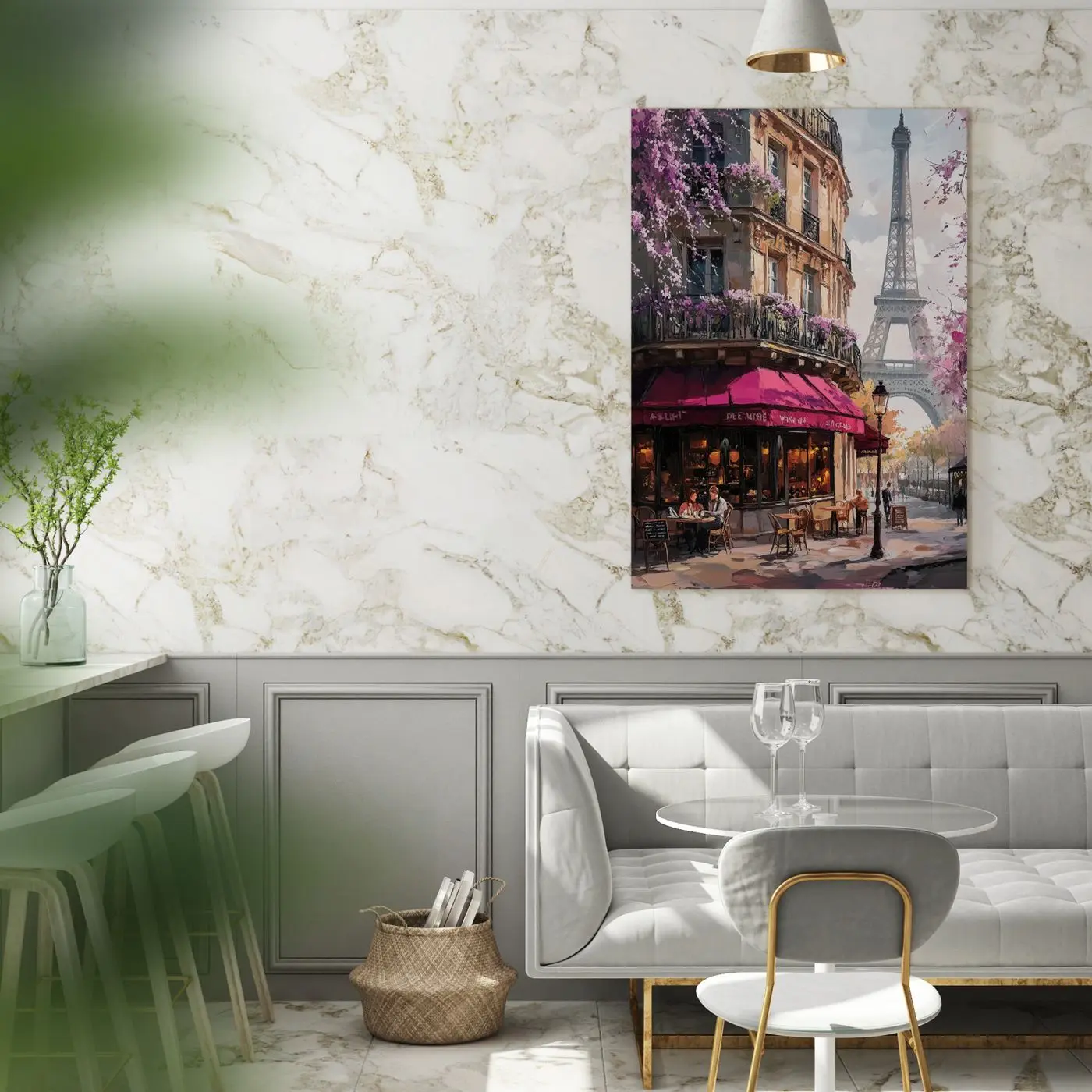 Leinwandbild Paris corner 70 x 100 cm